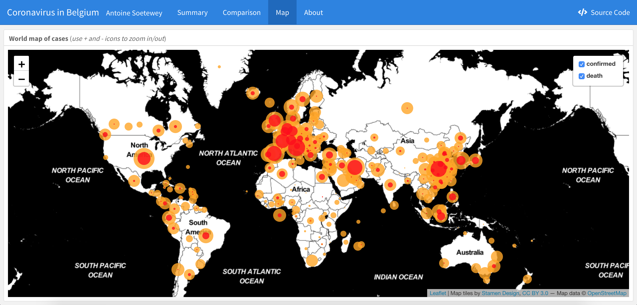 How to create a simple Coronavirus dashboard specific to your country
